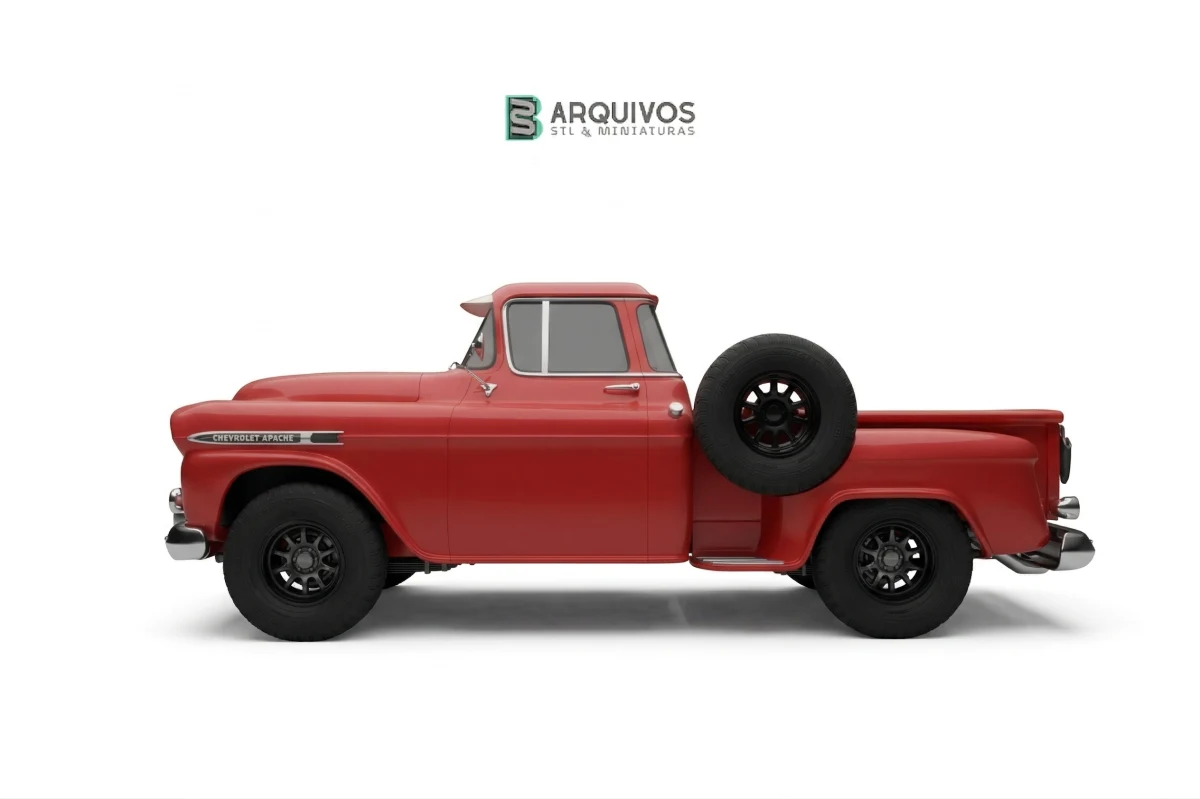 Modelo 3D STL - Chevrolet Apache 1959 — foto 4